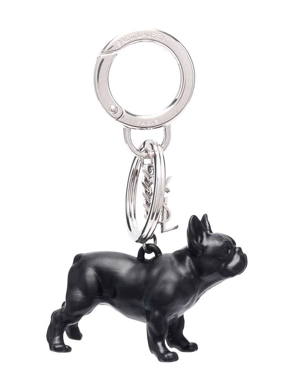 Chiavi dog-plaque logo keyring - 1