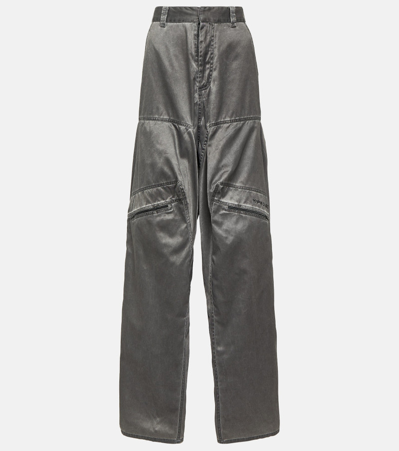 Faded cargo jeans - 1