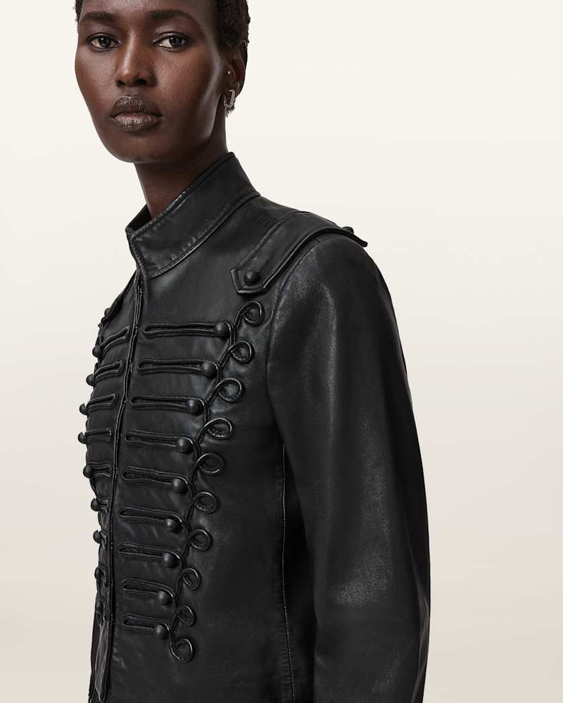 RUMMY CROPPED LEATHER JACKET 4