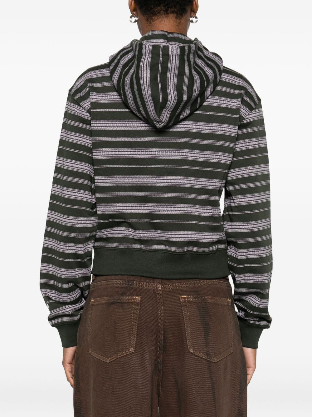 striped hoodie - 4