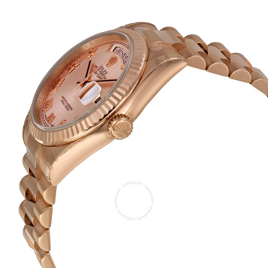 Rolex Day-Date Champagne Dial 18K Everose Gold President Automatic Men's Watch 118235CRP - 2