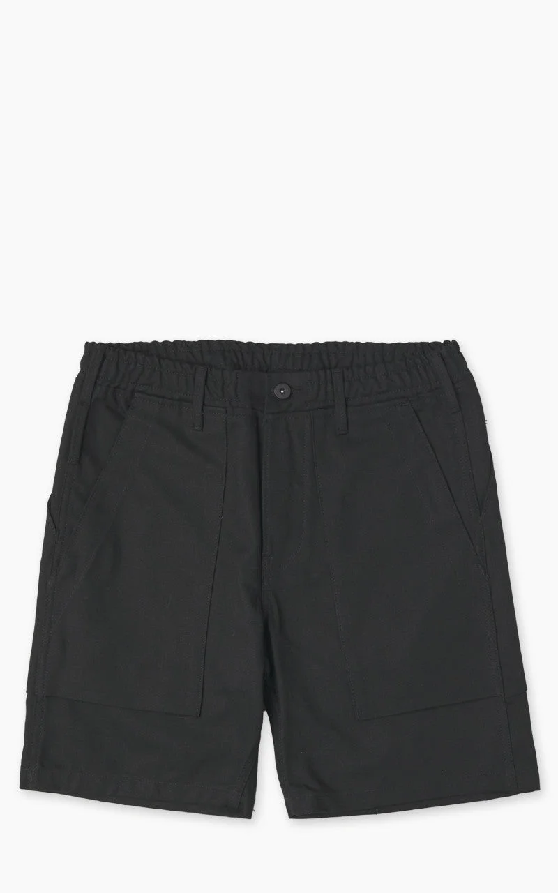 ROGUE TERRITORY FATIGUE SHORTS CANVAS BLACK - 1