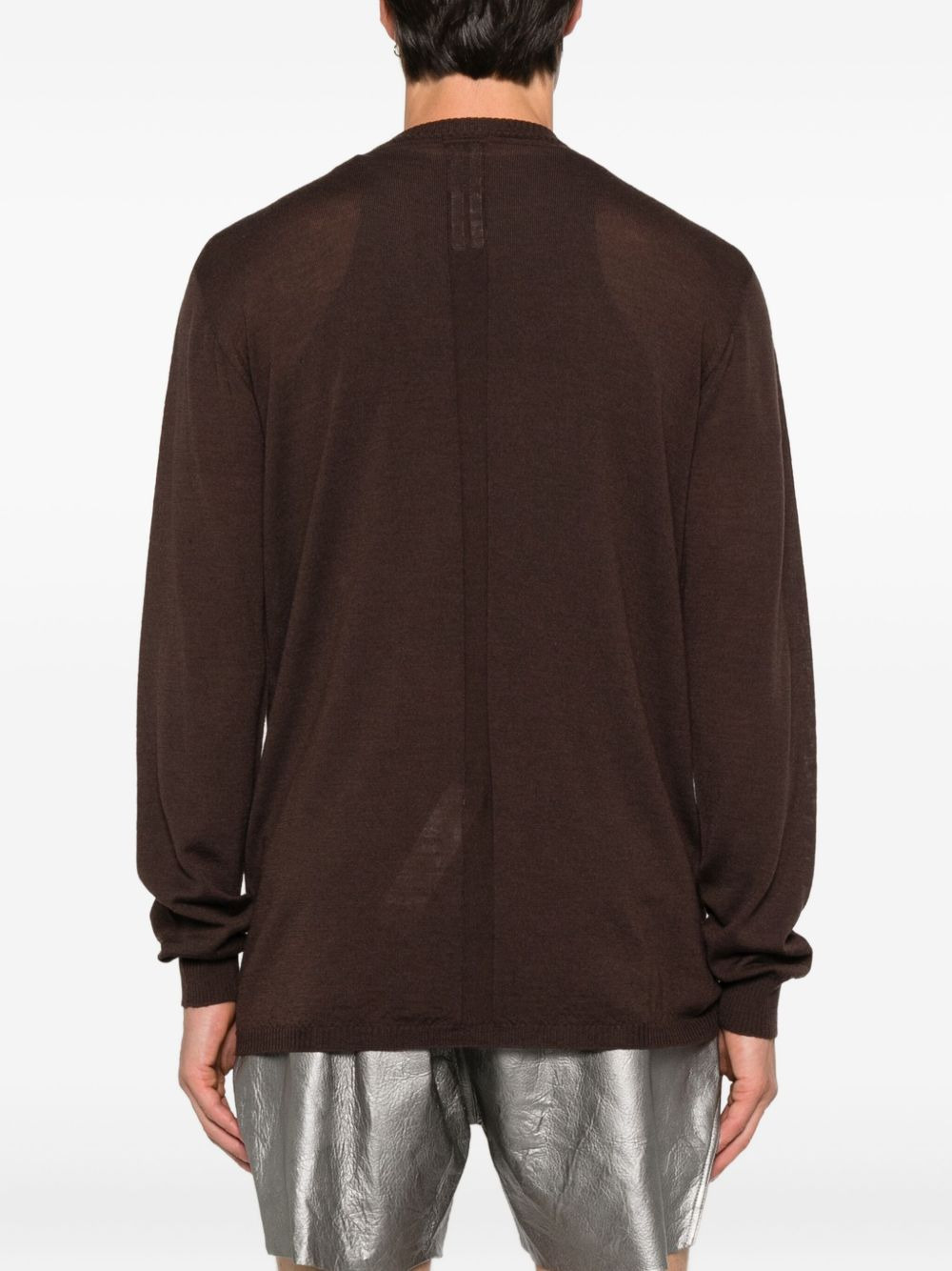 round-neck wool sweater - 4