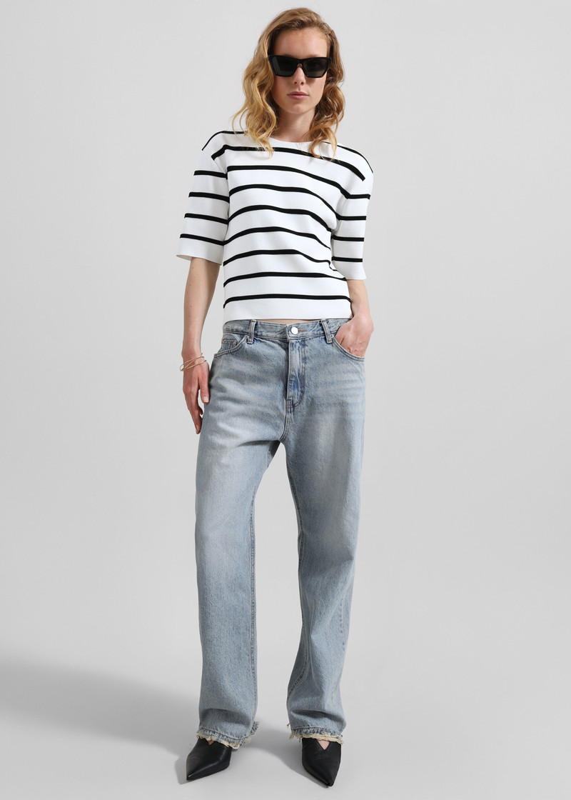 Tarmi Straight Leg Jeans - Light Wash 8
