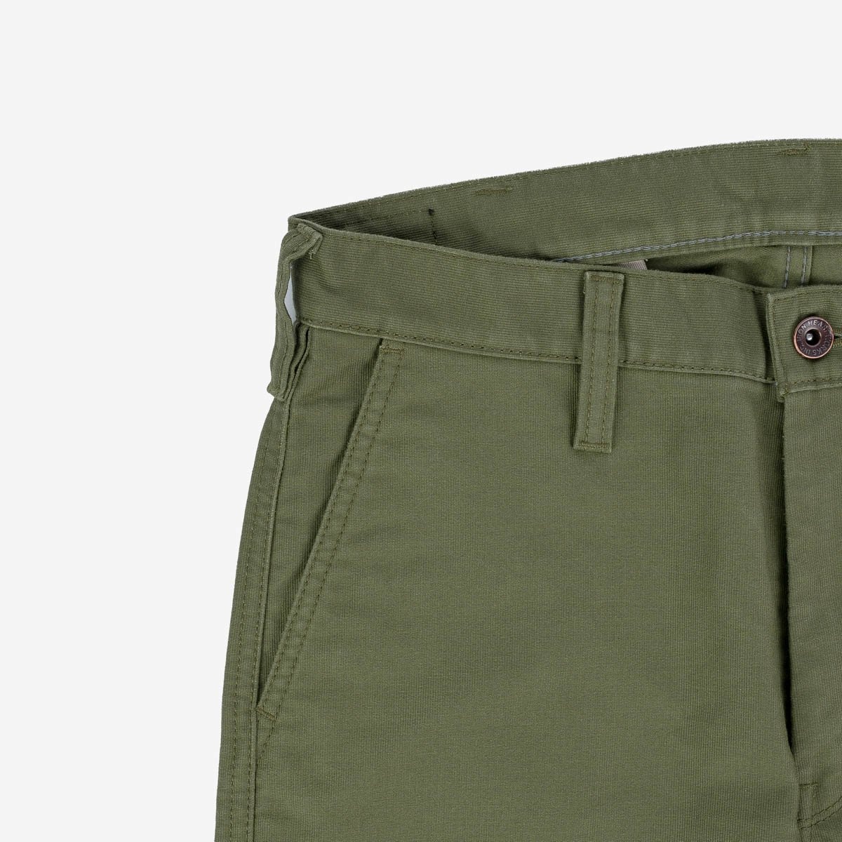 IH-720-OLV 11oz Cotton Whipcord Work Pants - Olive - 10