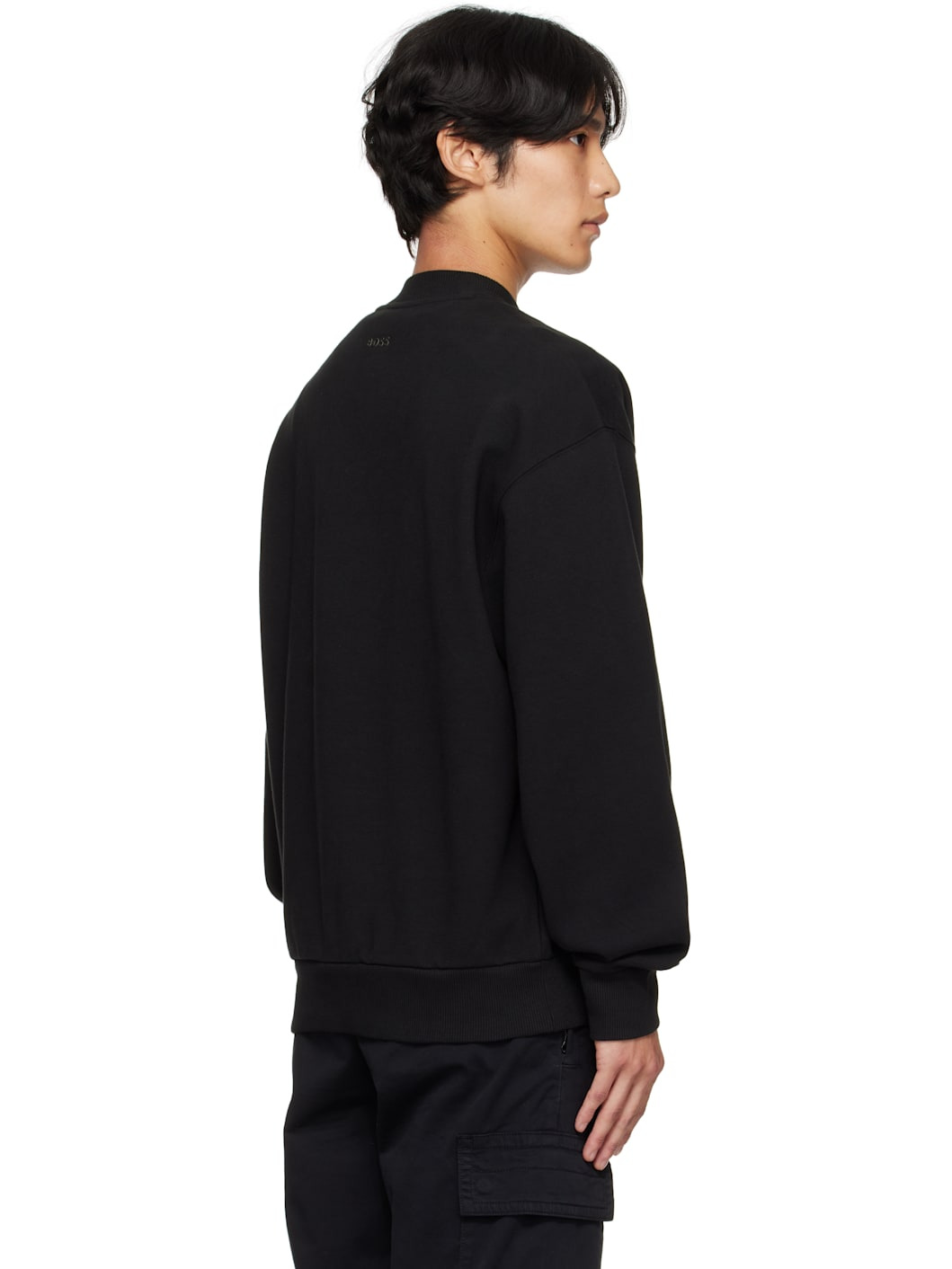 Black Oversized-Fit Sweatshirt - 3