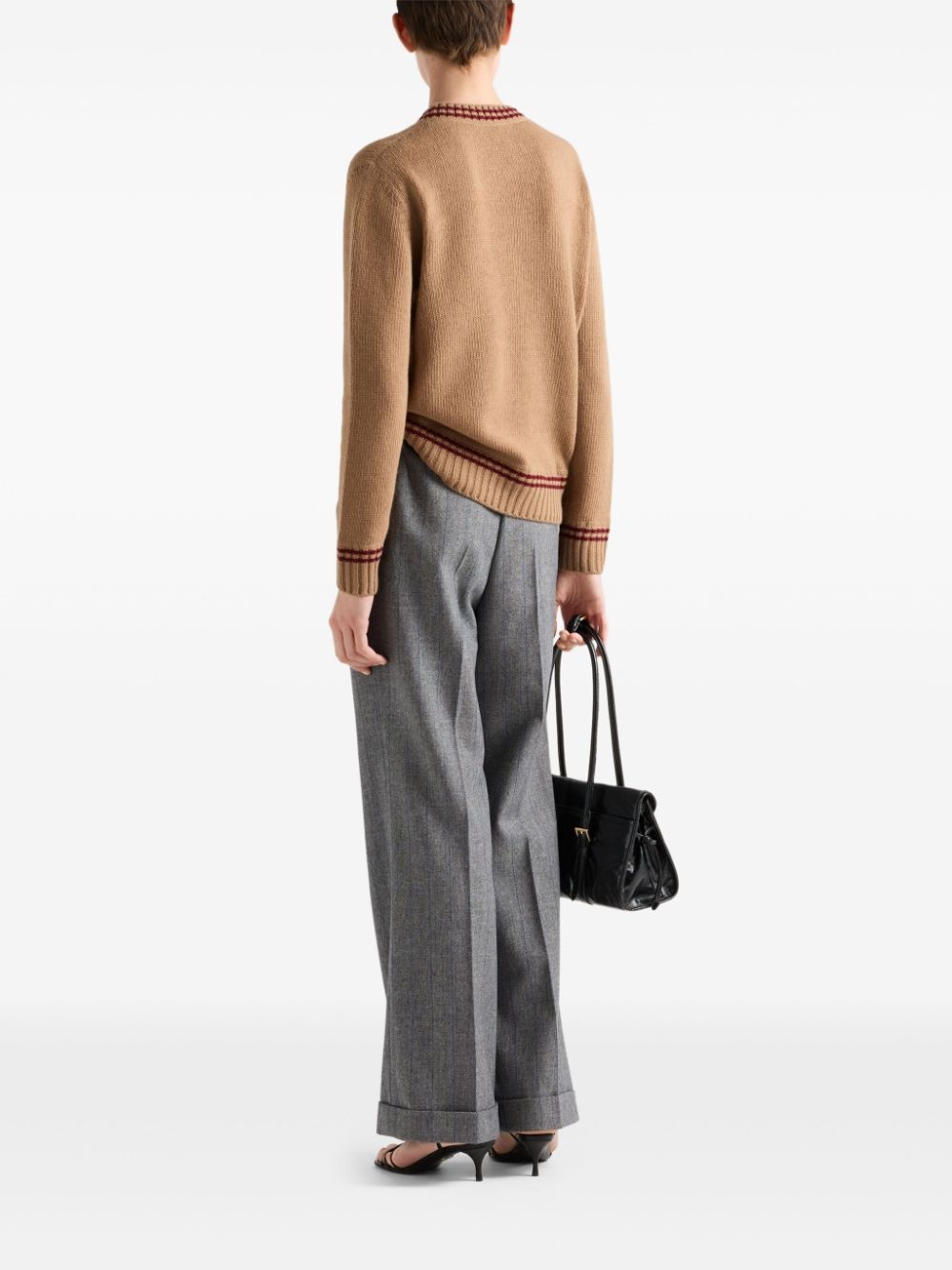 Wool and cashmere crew-neck sweater - 3