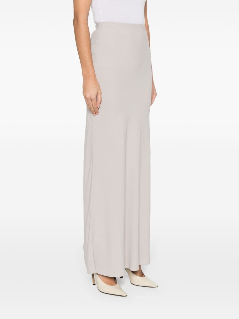 crepe maxi skirt - 3