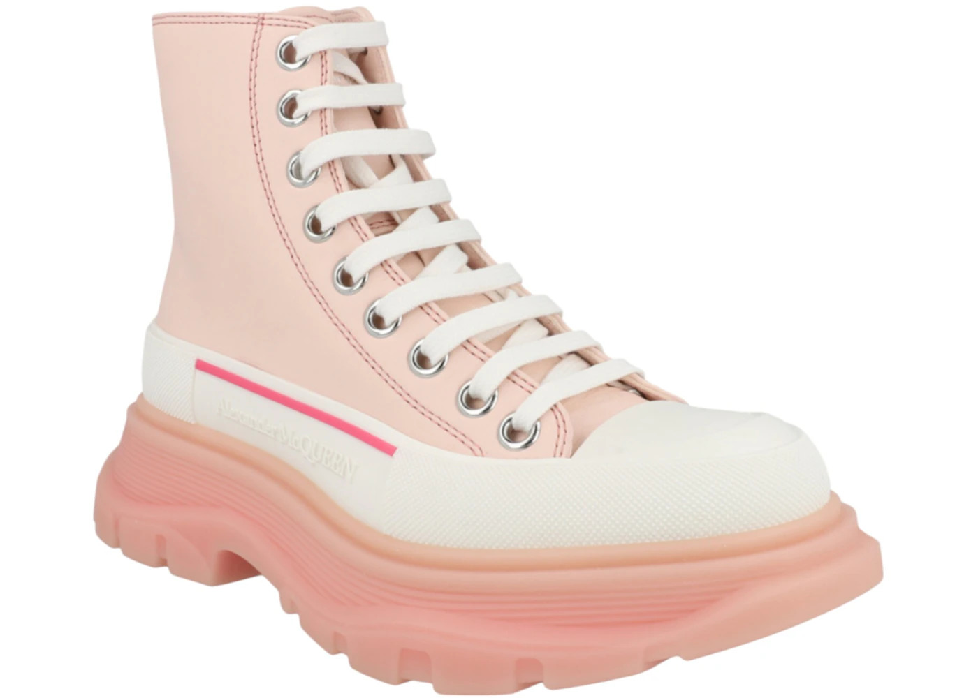 Alexander McQueen Tread Slick Boot Pale Peach (Women's) - 2