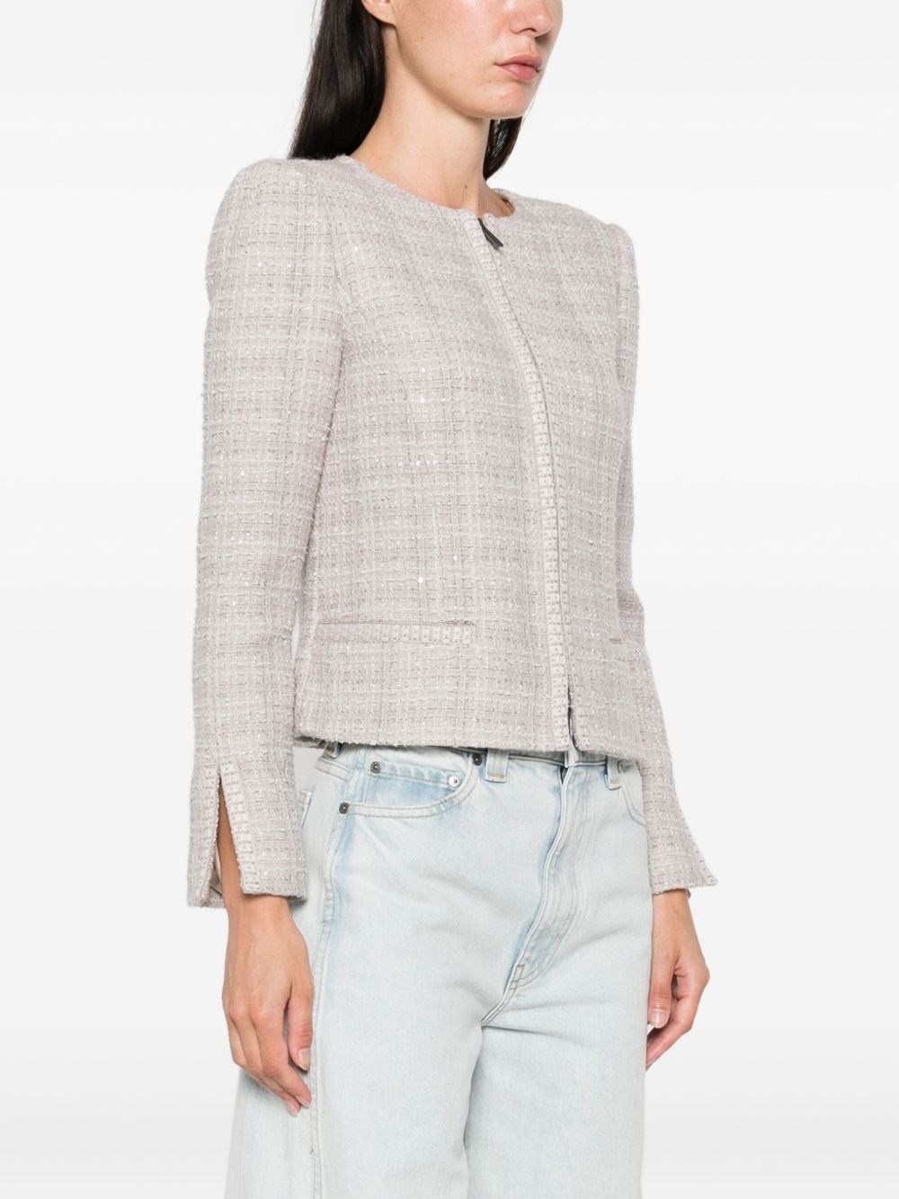 Wool blend blazer jacket - 4