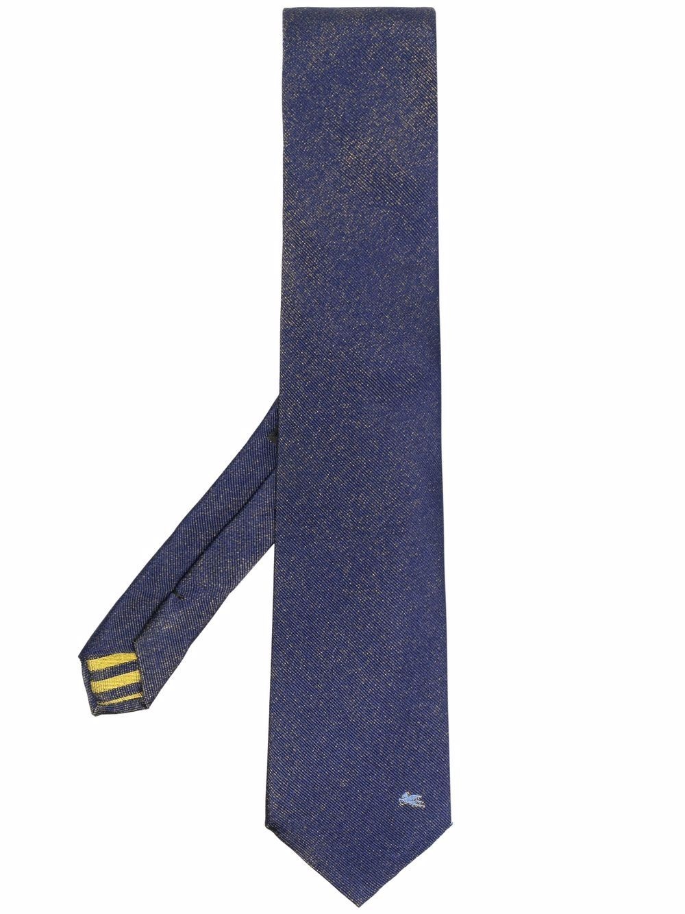 embroidered-logo tie - 1