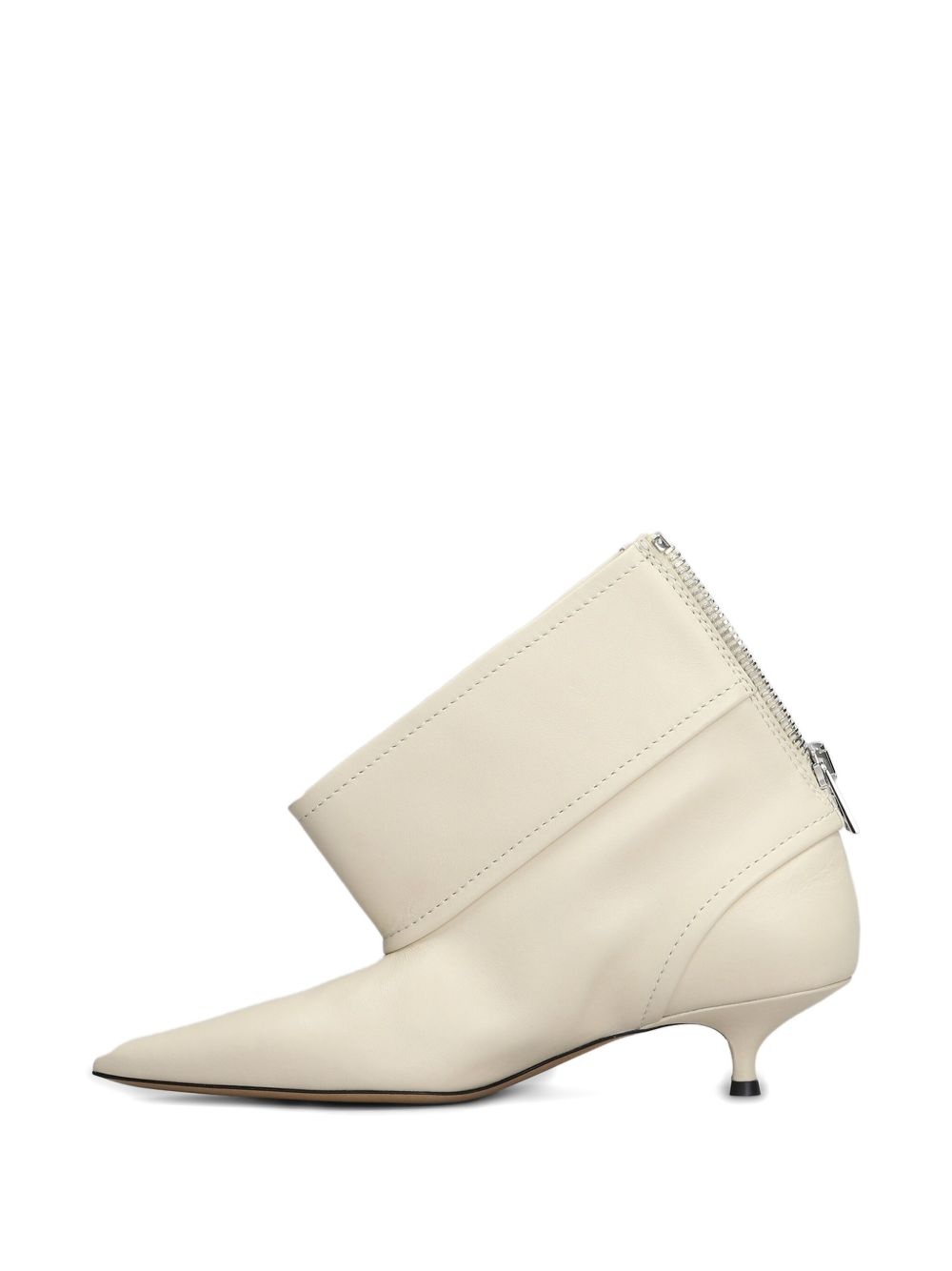 kitten heel biker boots - 4