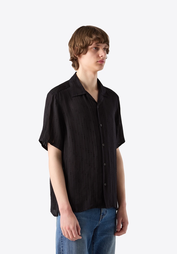 SHIRT 55 BLACK JACQUARD - 5