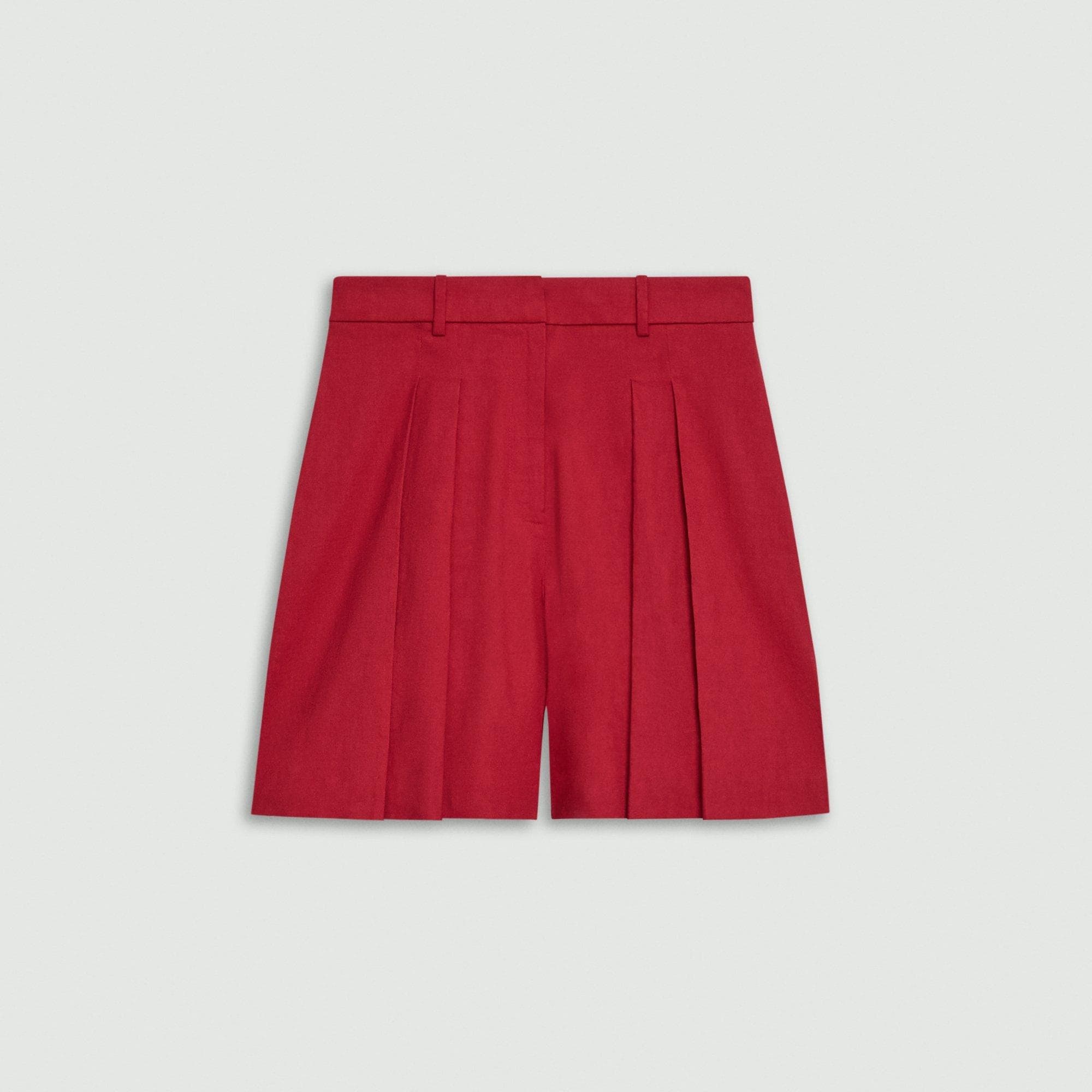 Pleated Short in Good Linen - 1