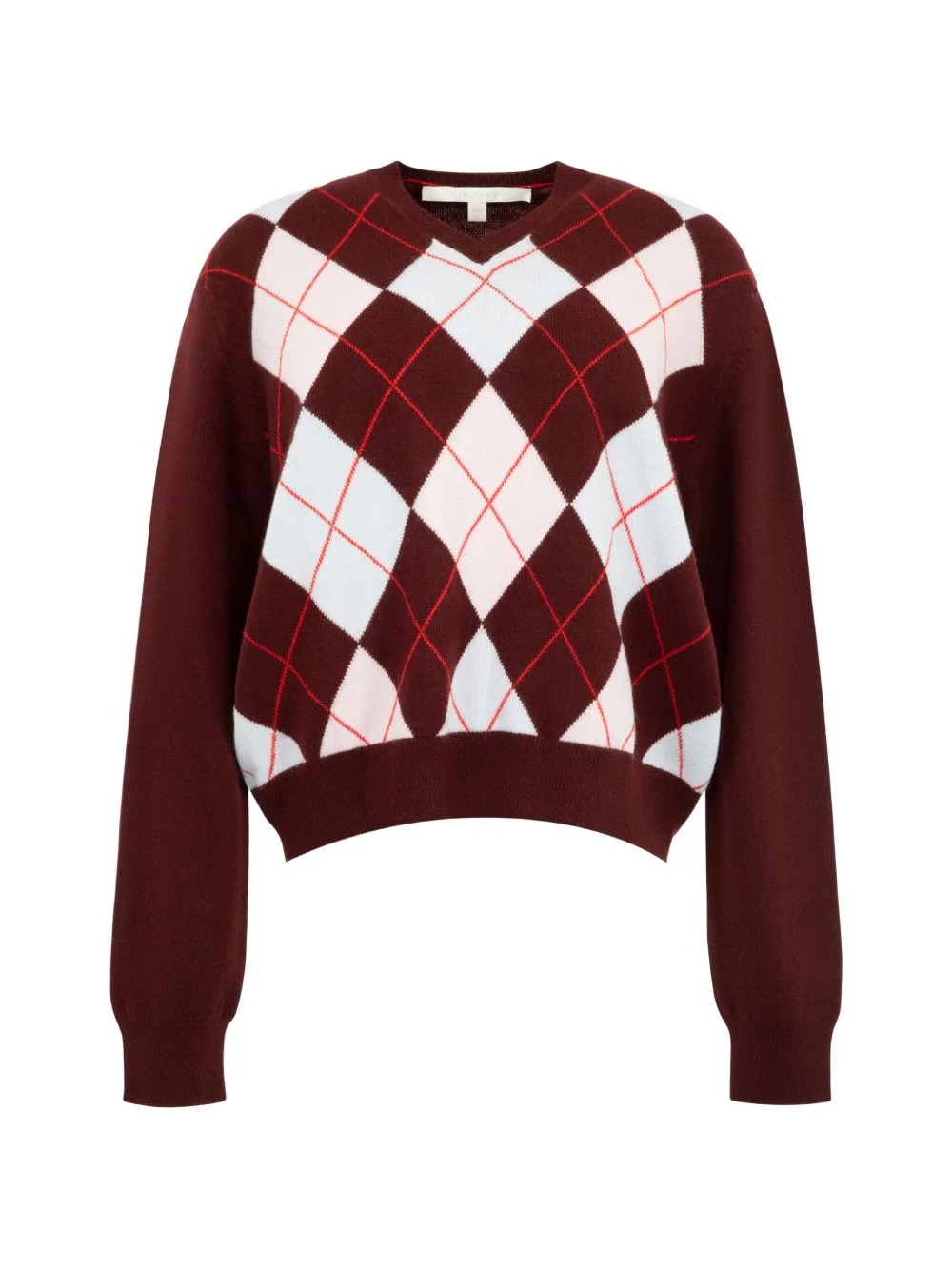 Academy argyle-knit sweater - 1