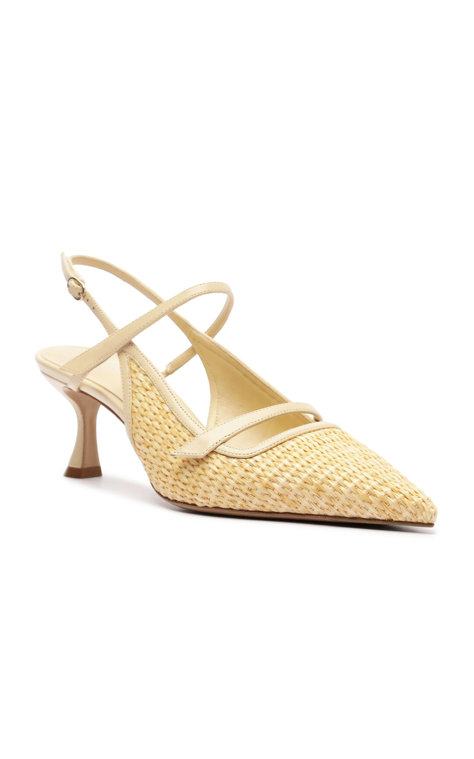 Tita Raffia Sandals yellow - 4