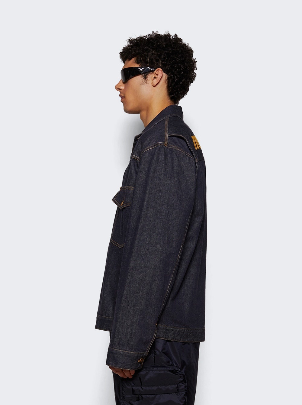 X Mercedes-benz By Nigo Nepit Jacket Blue - 3