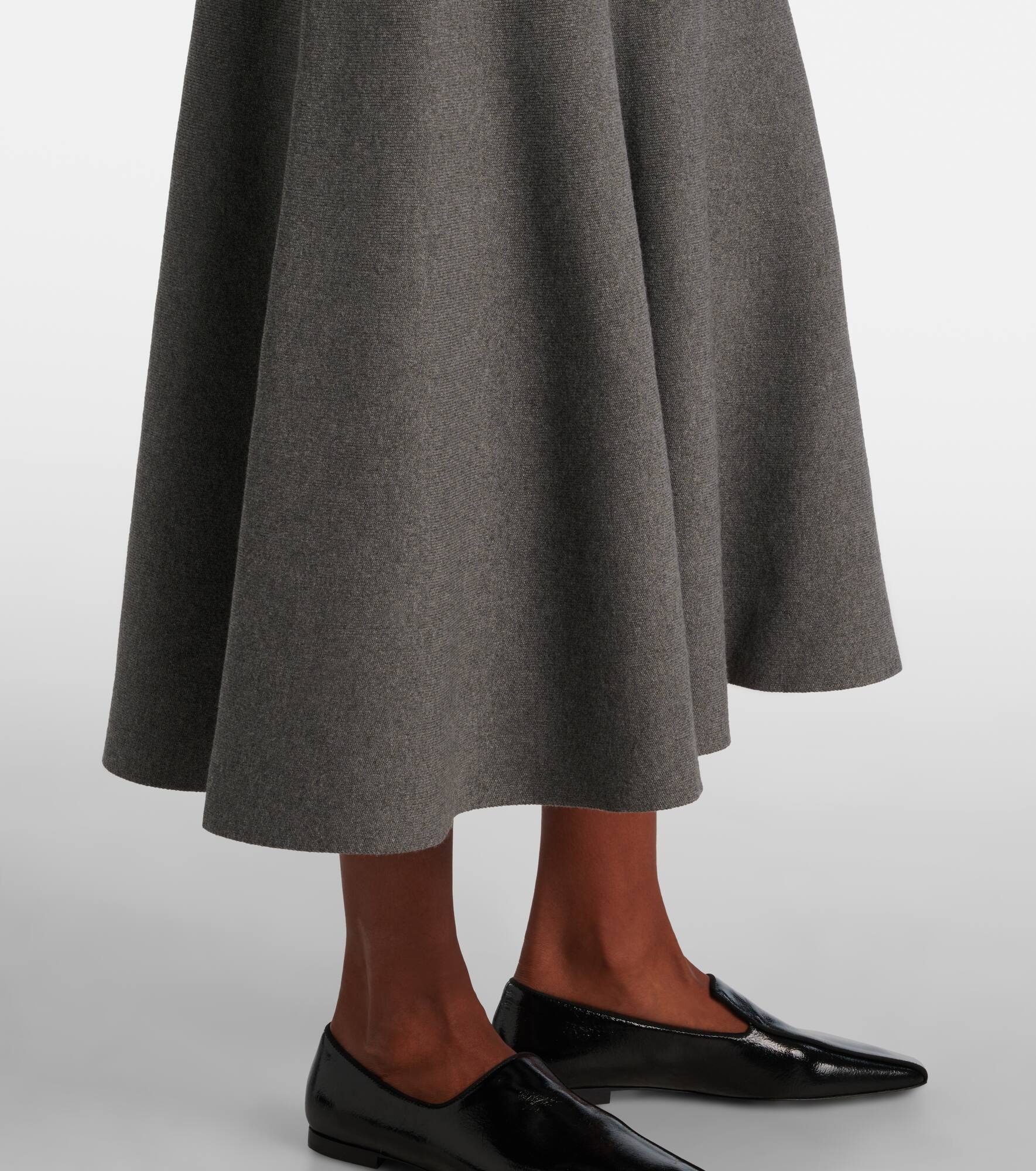 Gabrielle knitted midi skirt - 5