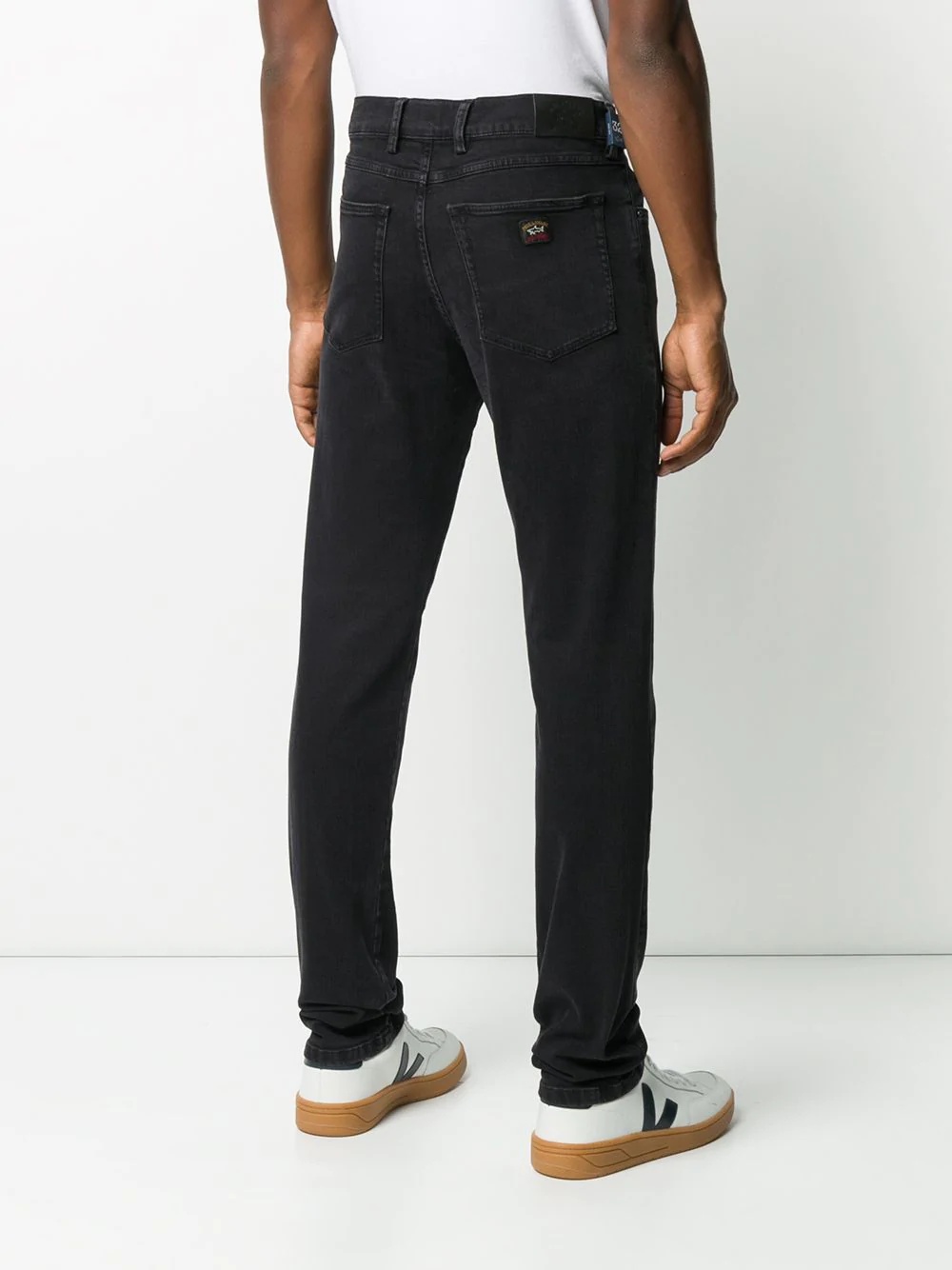 mid-rise straight leg jeans - 4