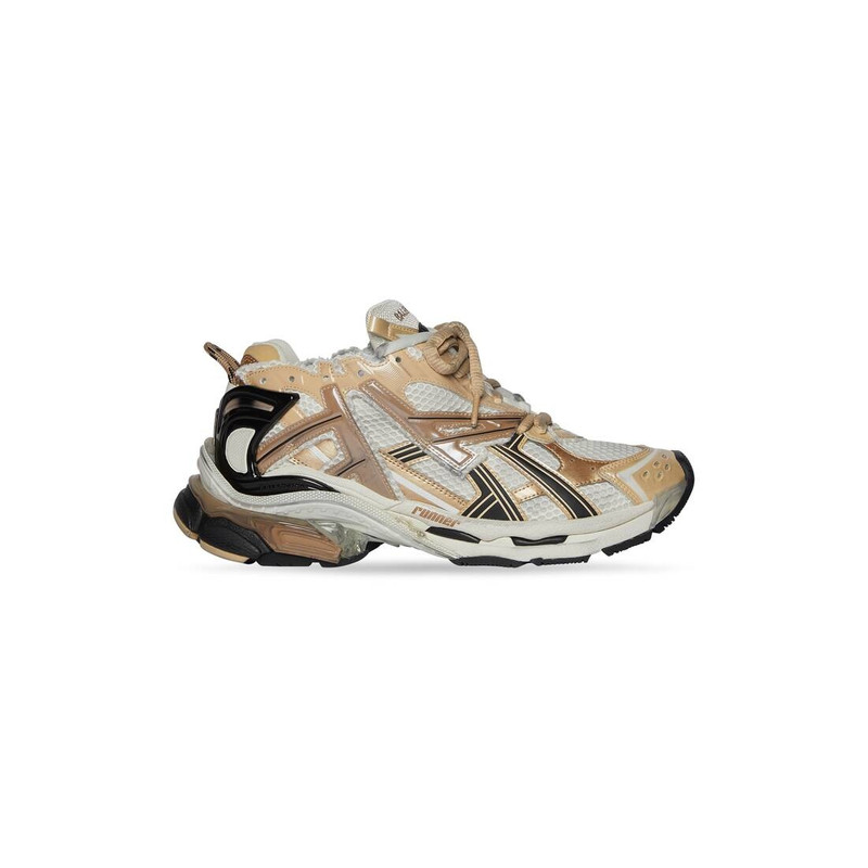 Women's Runner Sneaker in Beige - 1