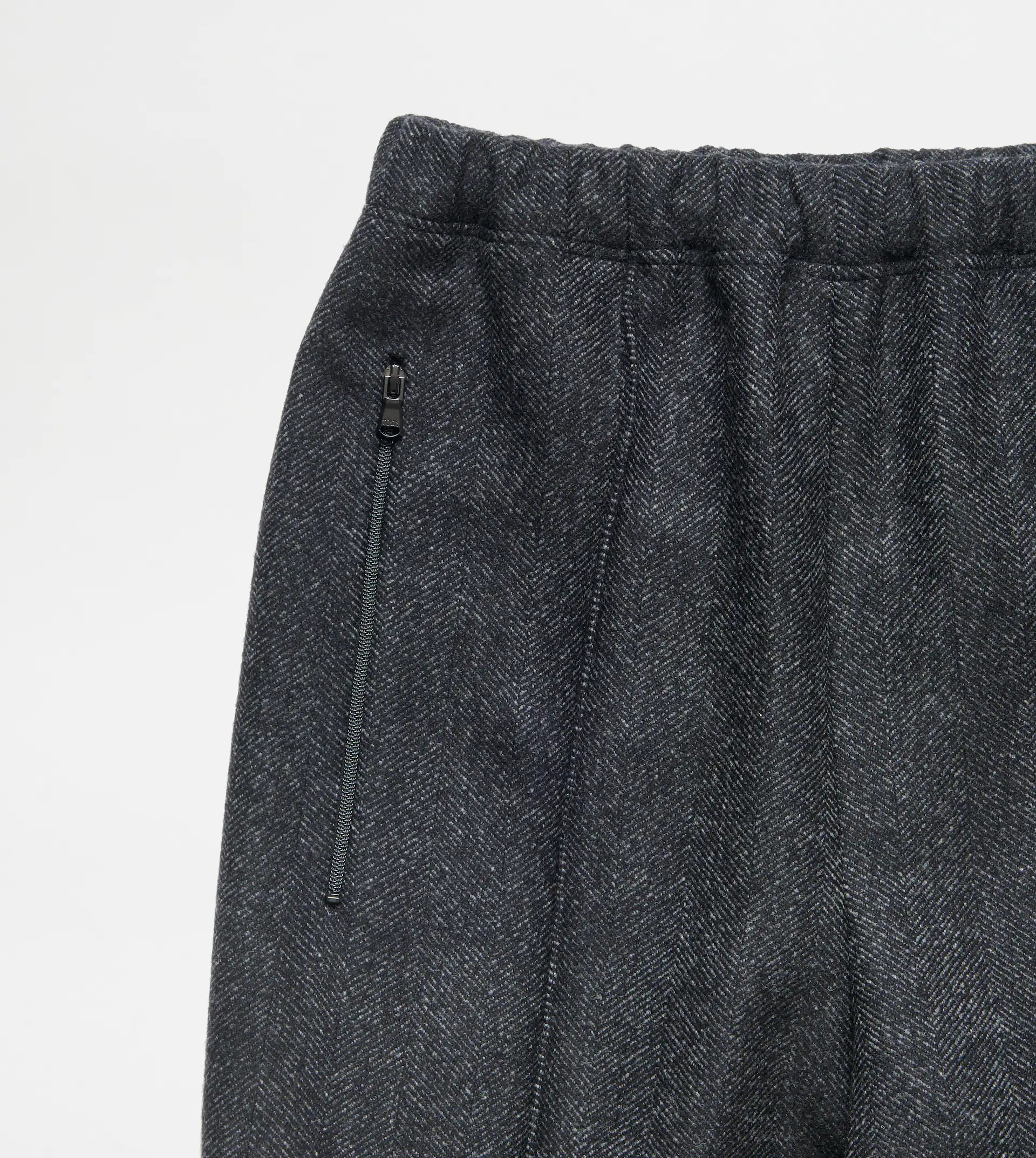 WOOL TROUSERS - GREY - 6