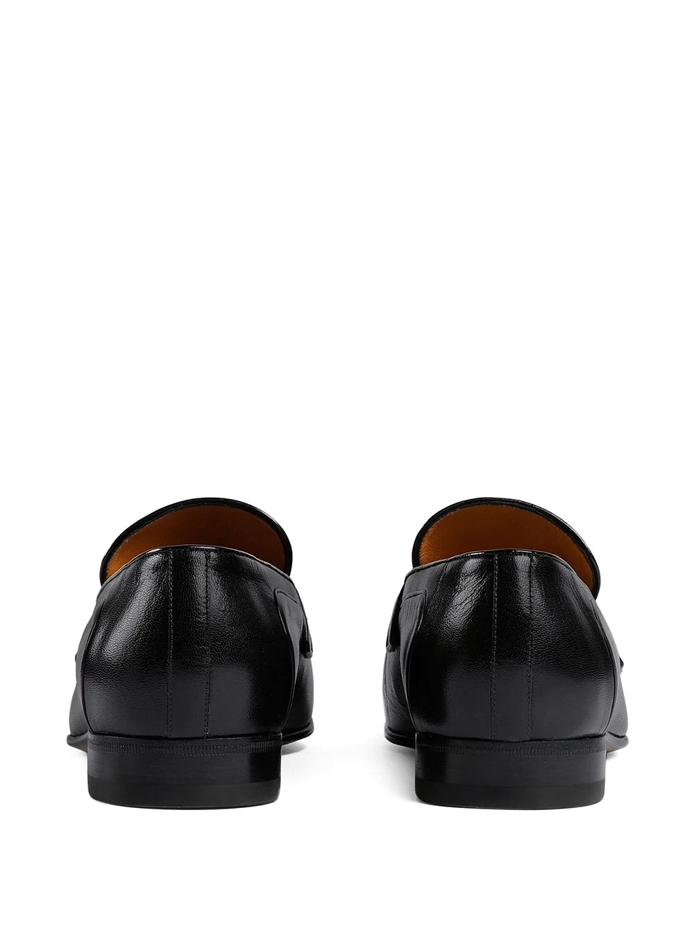 interlocking G leather loafers - 3