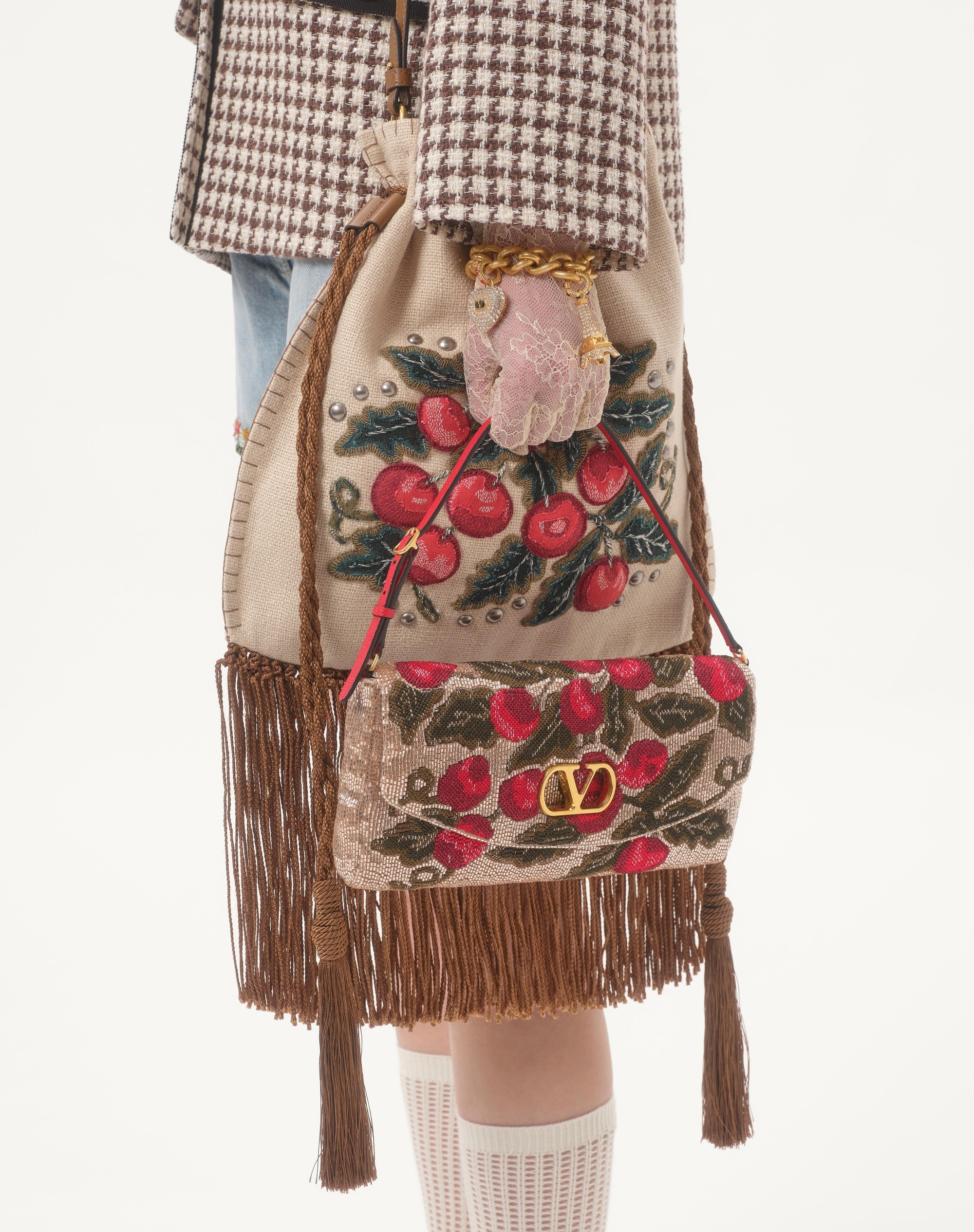LIGHT TWEED PIED DE POULE JACKET - 3