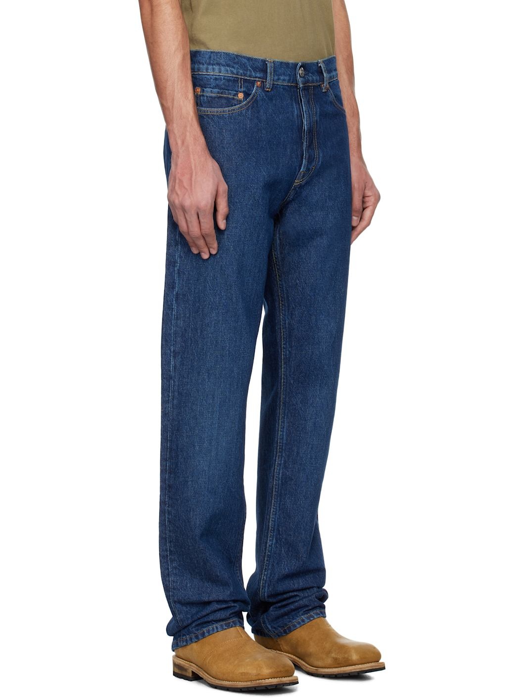 Blue First Cut Jeans - 2