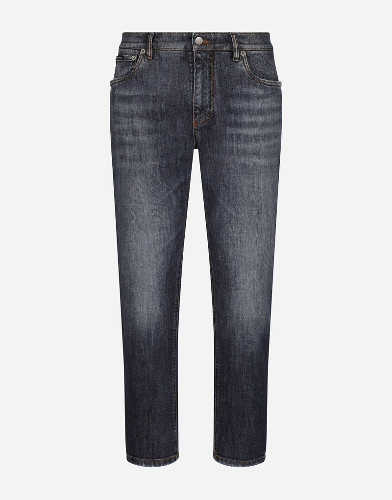 Loose stretch denim jeans 1