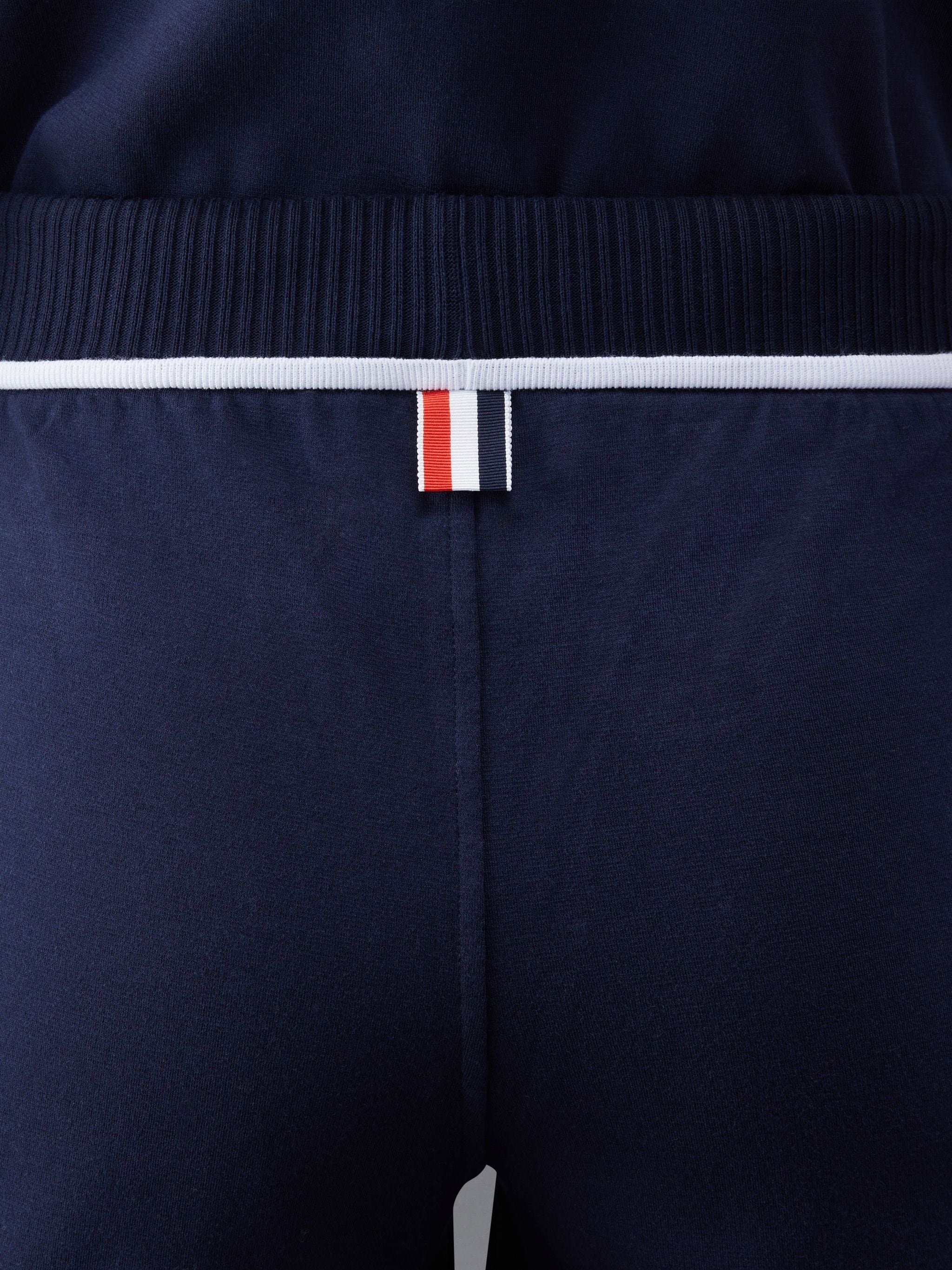Cotton Milano Chenille Whale Patch Sweatshorts - 6