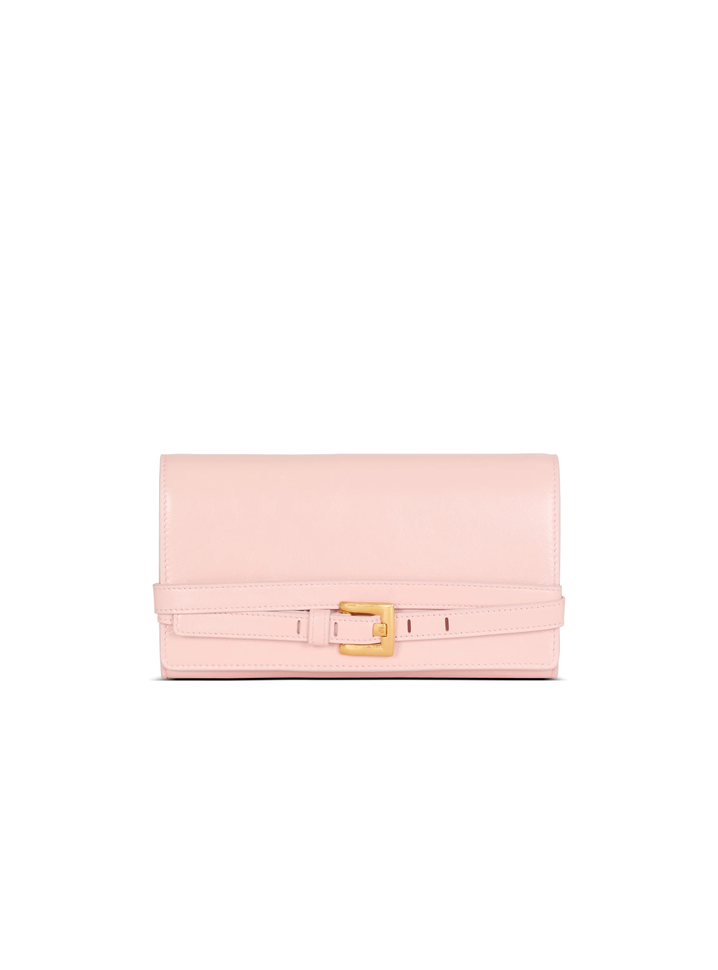 Shuffle calfskin wallet with chain - 1