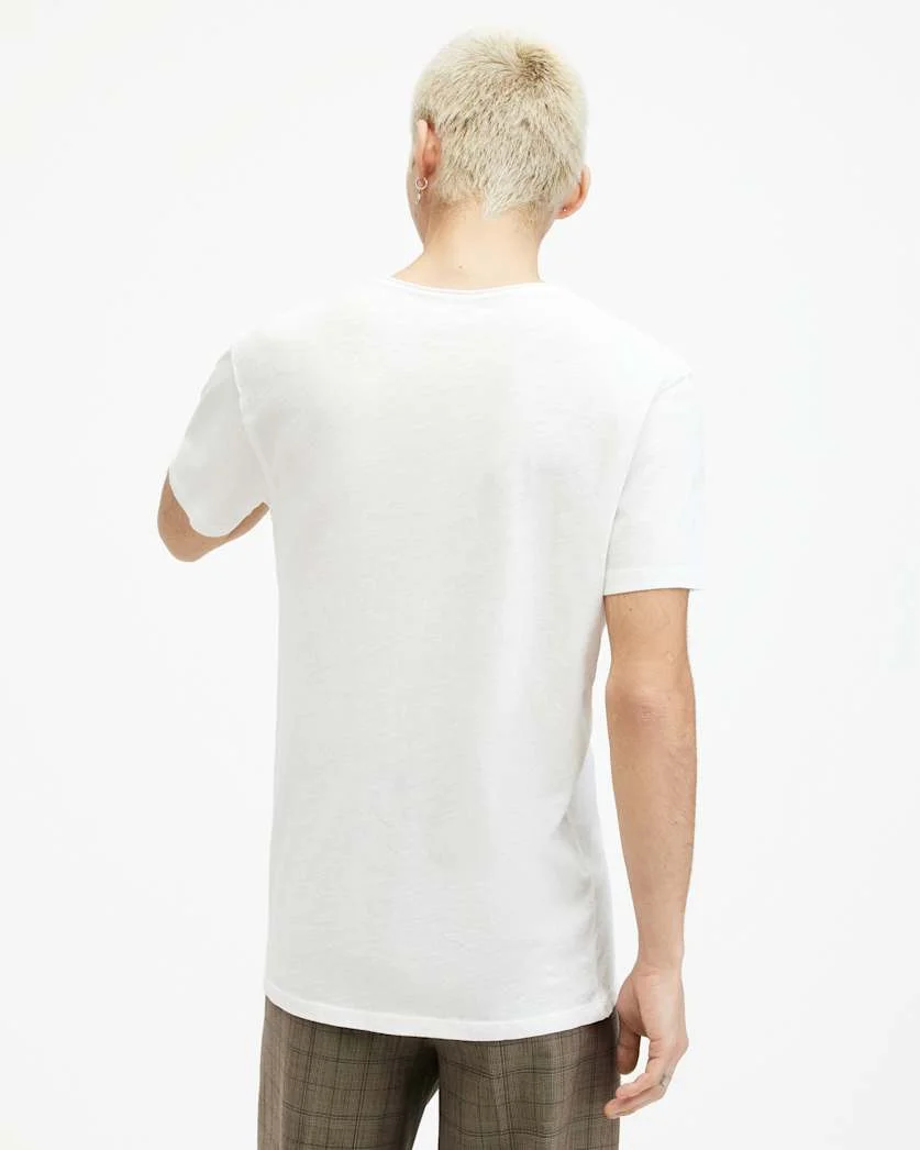 FIGURE CREW NECK RAW EDGE T-SHIRT - 1