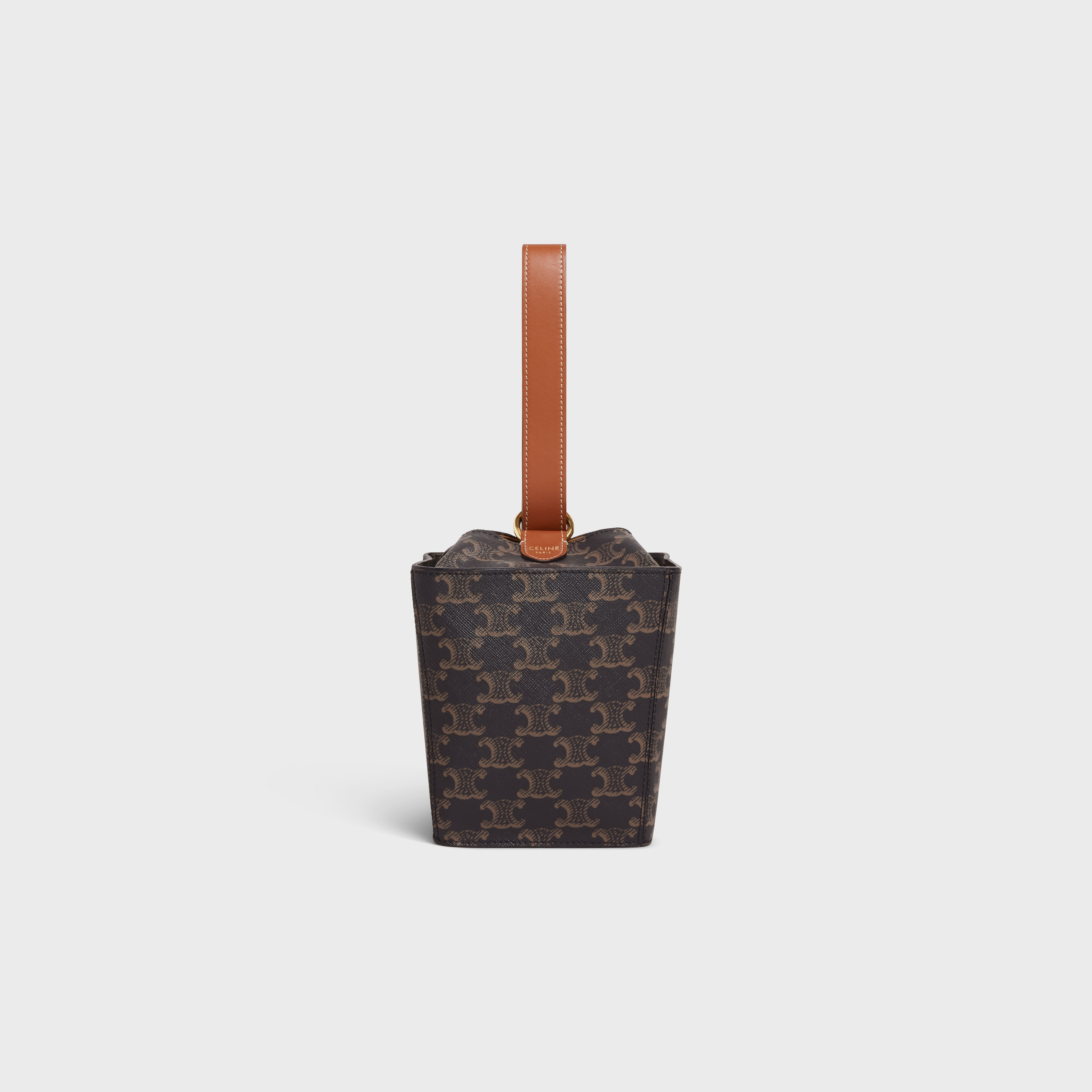 STRAP BOX in Triomphe Canvas and calfskin - 1