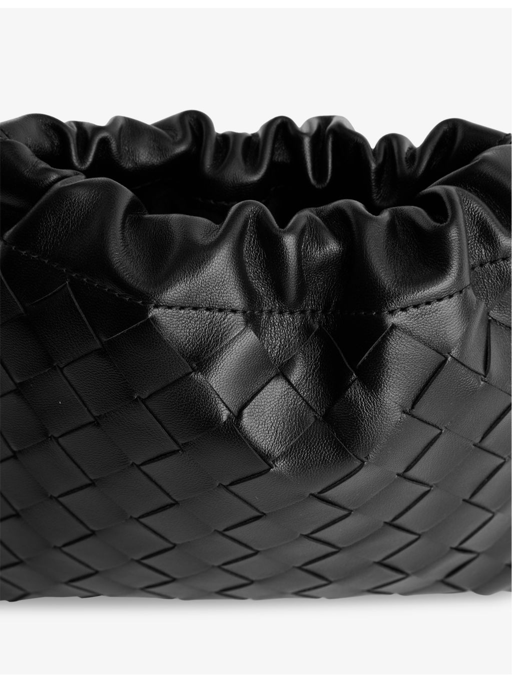 Mini Dustbag Leather Clutch Bag - 4