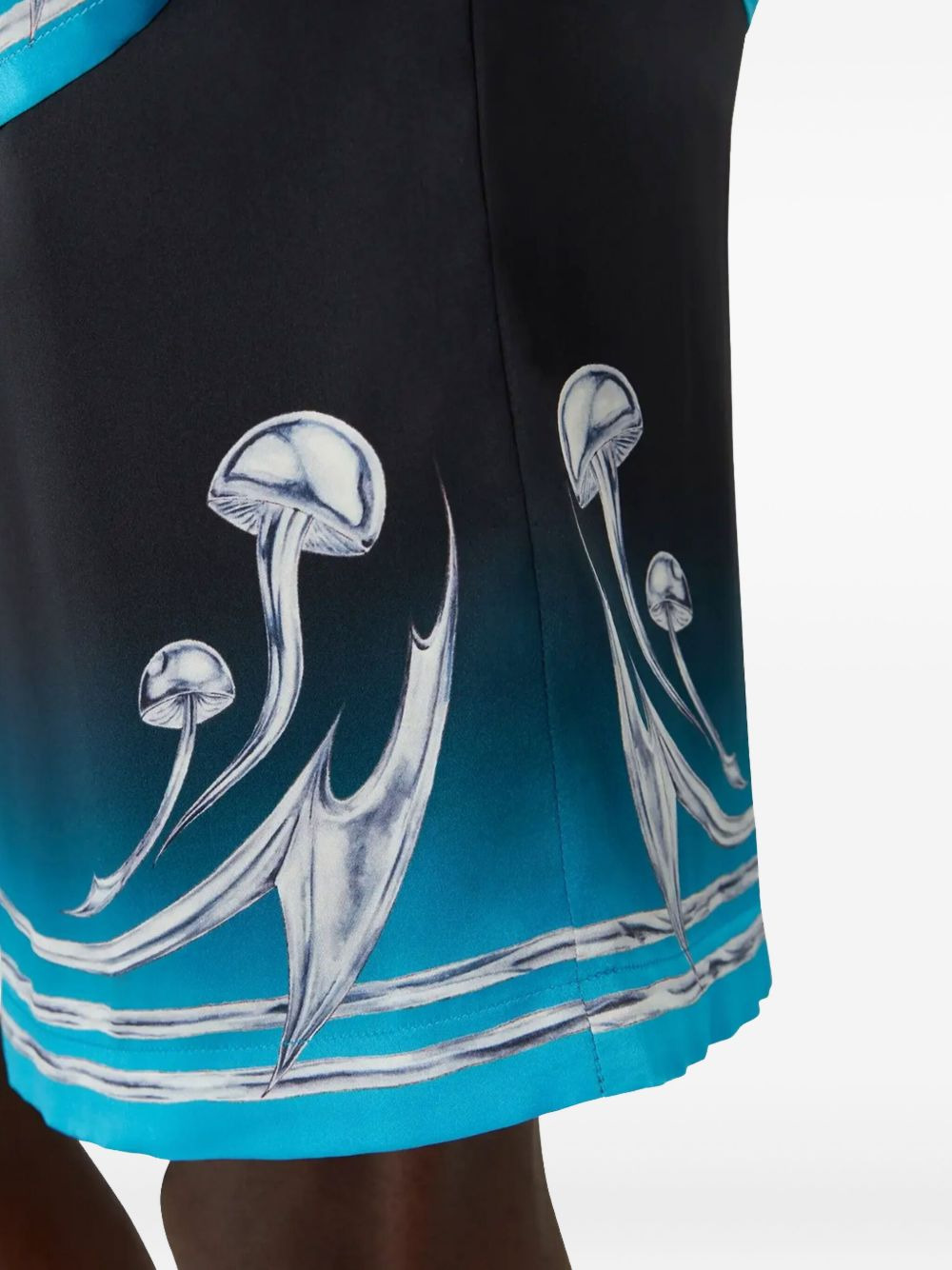 Blades mushroom-print shorts - 5