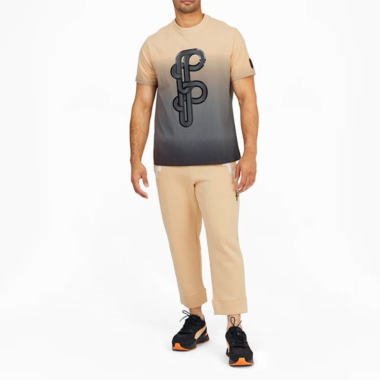 PUMA x PRONOUNCE Graphic Tee Crossover Gradient Tie Dye Sports Short Sleeve Khaki 532144-20 - 3