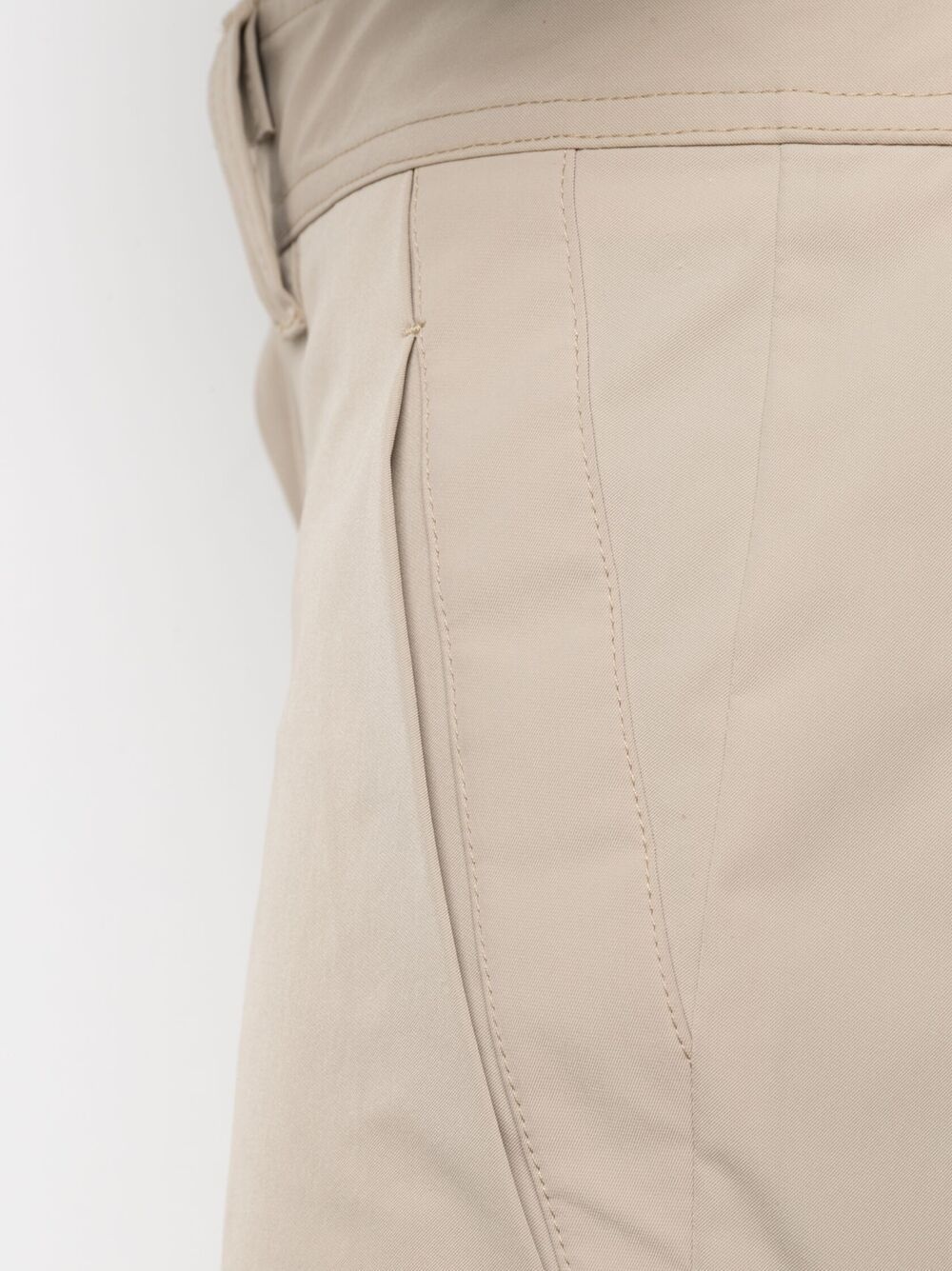 elasticated bottom tapered trousers - 5