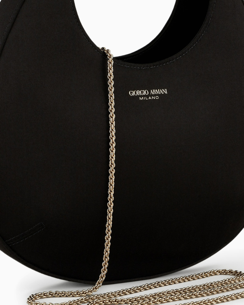 MINI SATIN LA PRIMA HOBO BAG 5