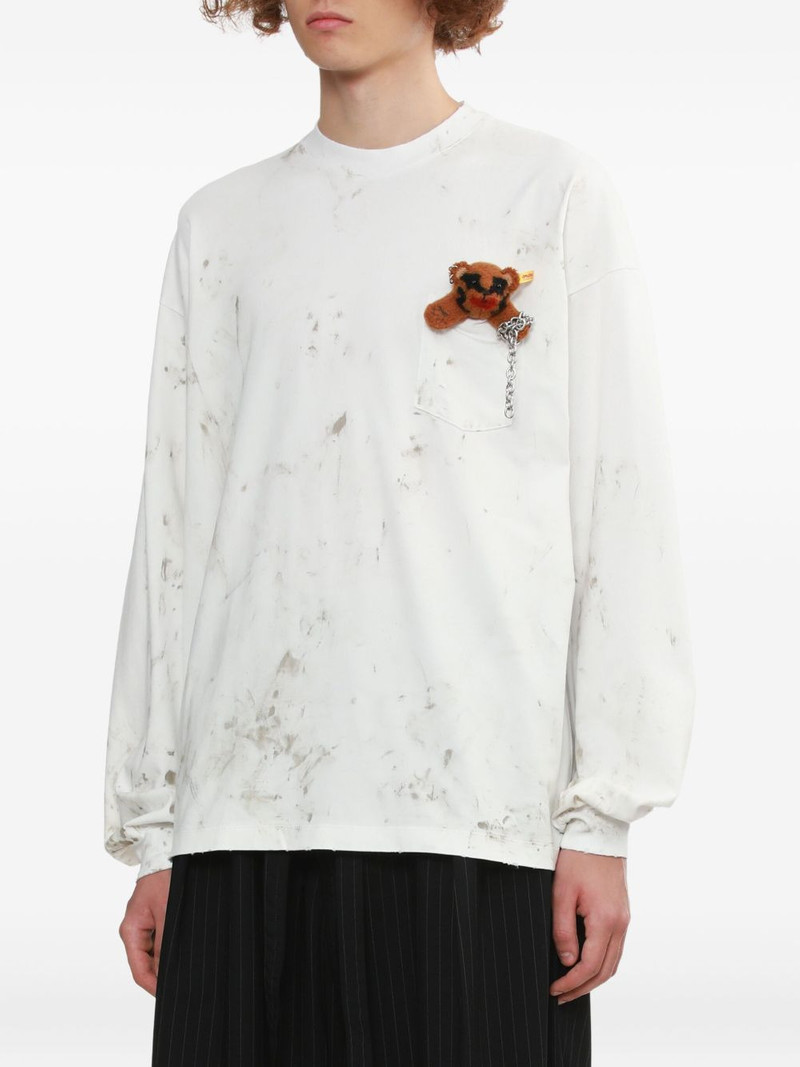 pocket-teddy long-sleeve T-shirt 3