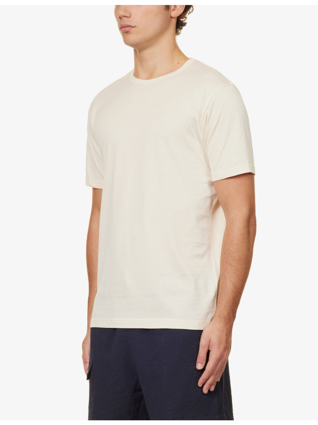 Sun crew-neck regular-fit cotton-jersey T-shirt - 3
