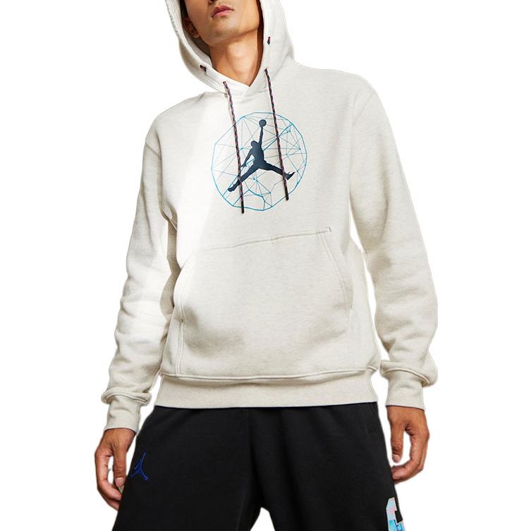 Air Jordan Logo Hoodie 'Beige' DX6595-141 - 4