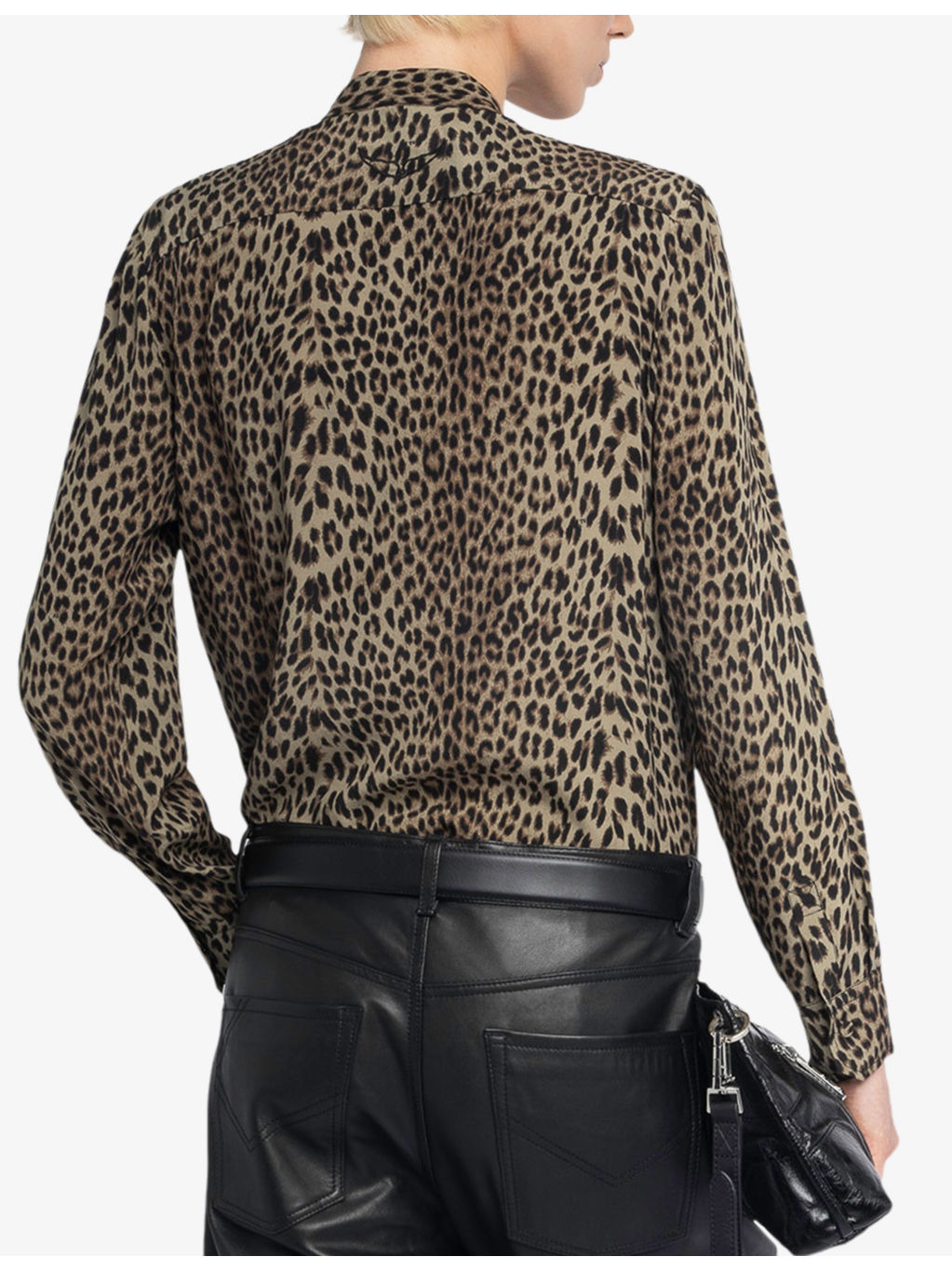 Tulba Leopard-Print Satin Shirt - 4