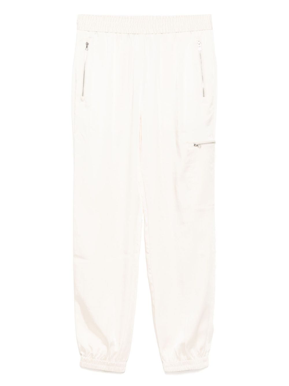 fluid zipped pocket trousers - 1