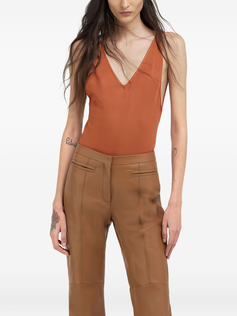 V-neck bodysuit - 3