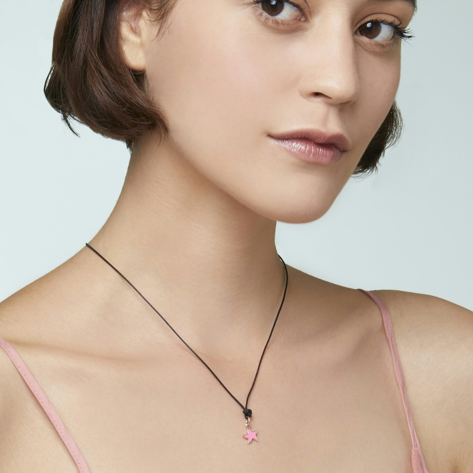 ROSE GOLD & ENAMEL STAR CHARM - 2