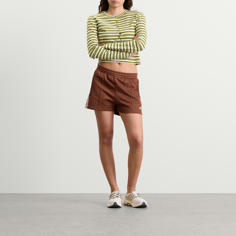 adidas adidas Firebird Crochet Stripe Shorts outlook