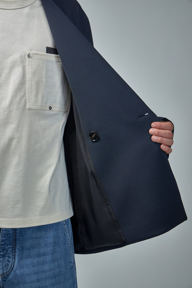 Bottega Veneta Compact Wool Gabardine Blazer outlook