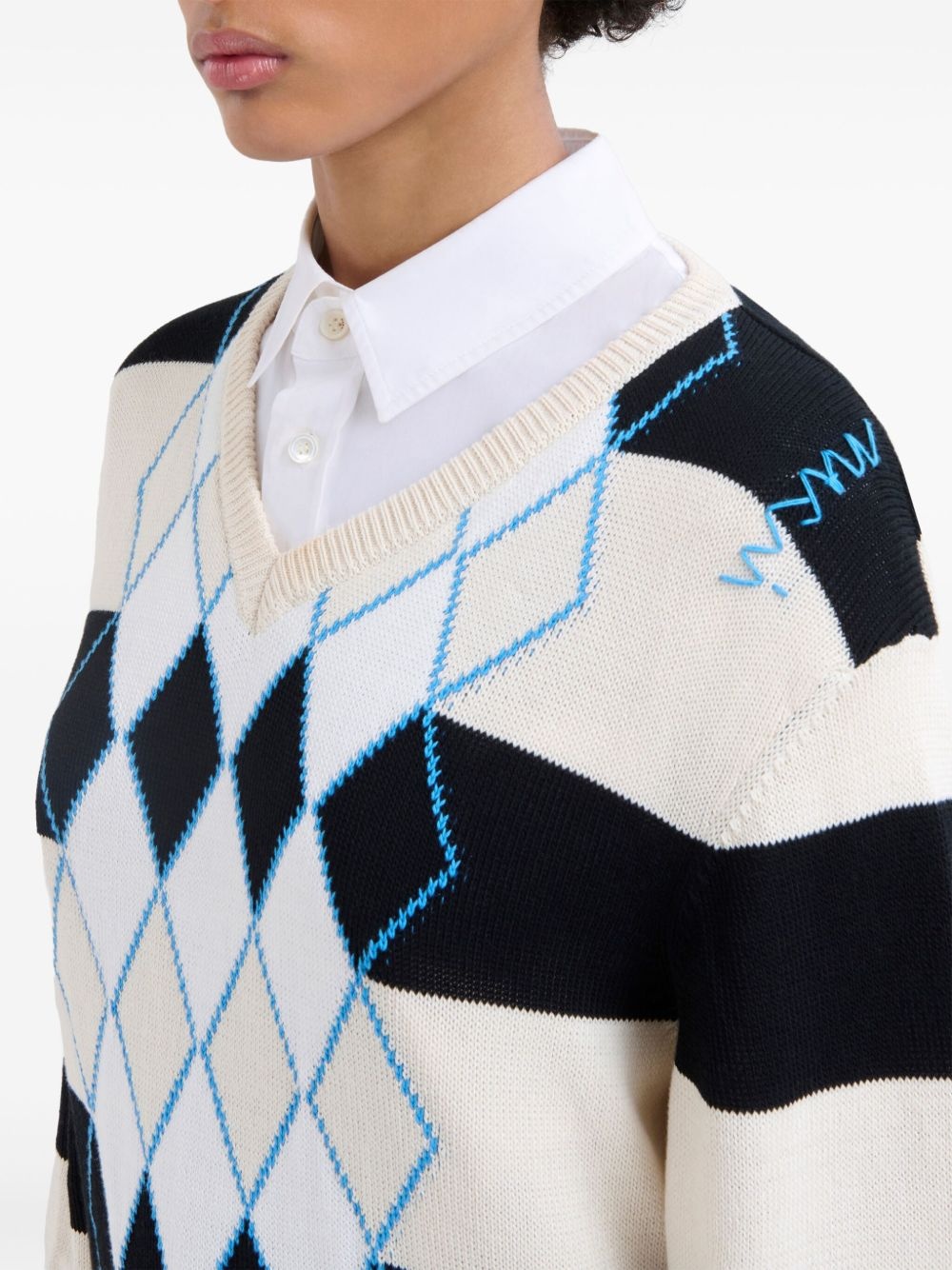 striped sweater - 4