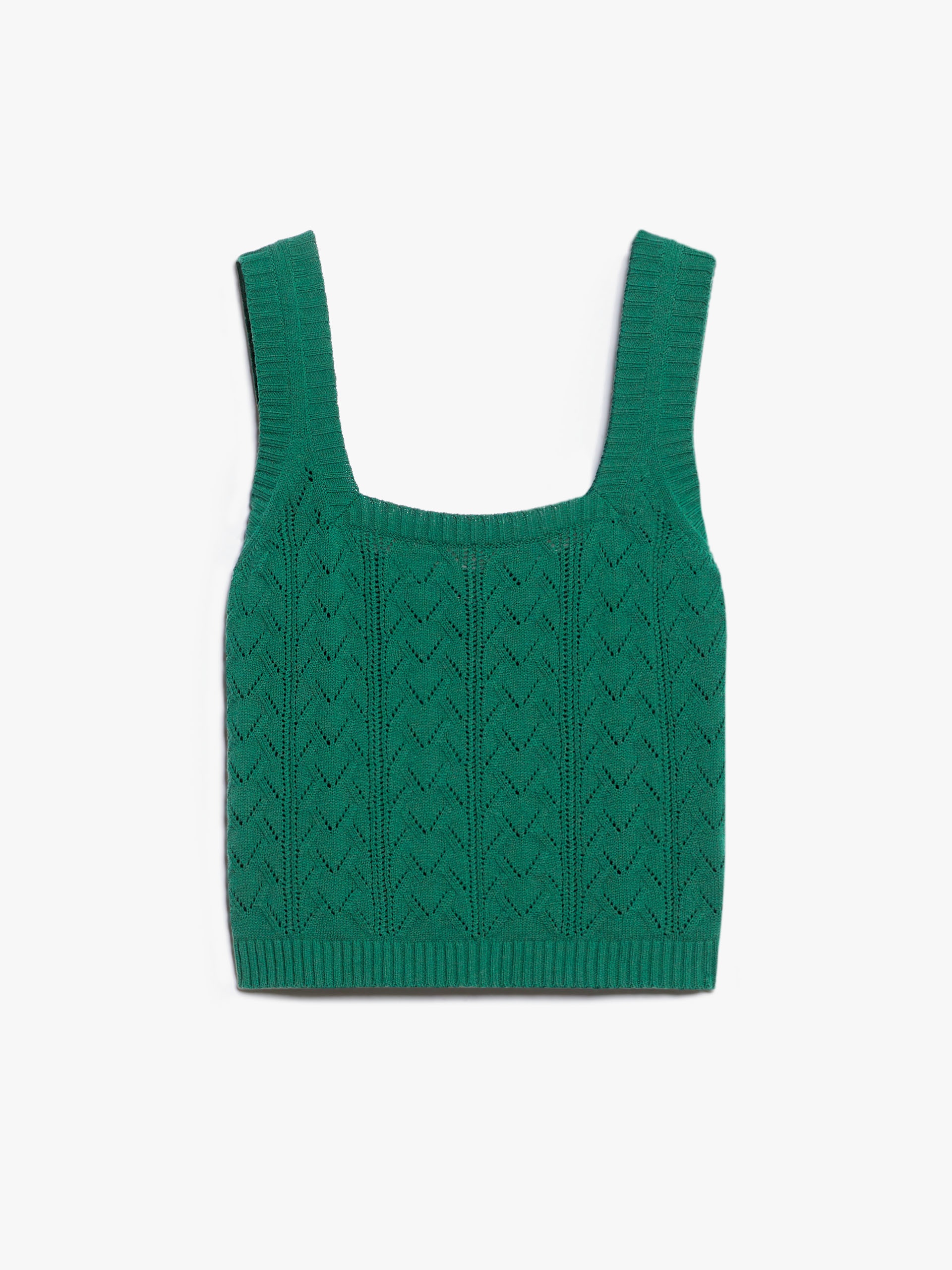 ZANORA Crochet-knit cotton yarn top - 1
