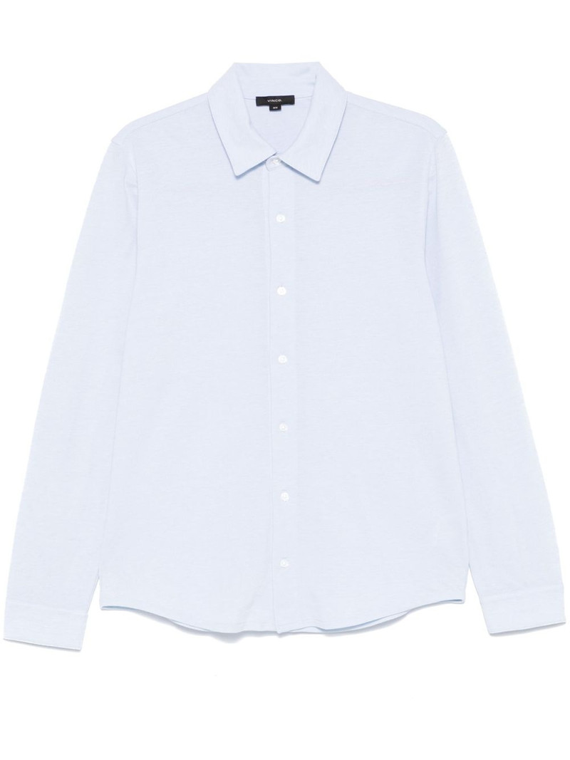 piqué-weave cotton shirt 1